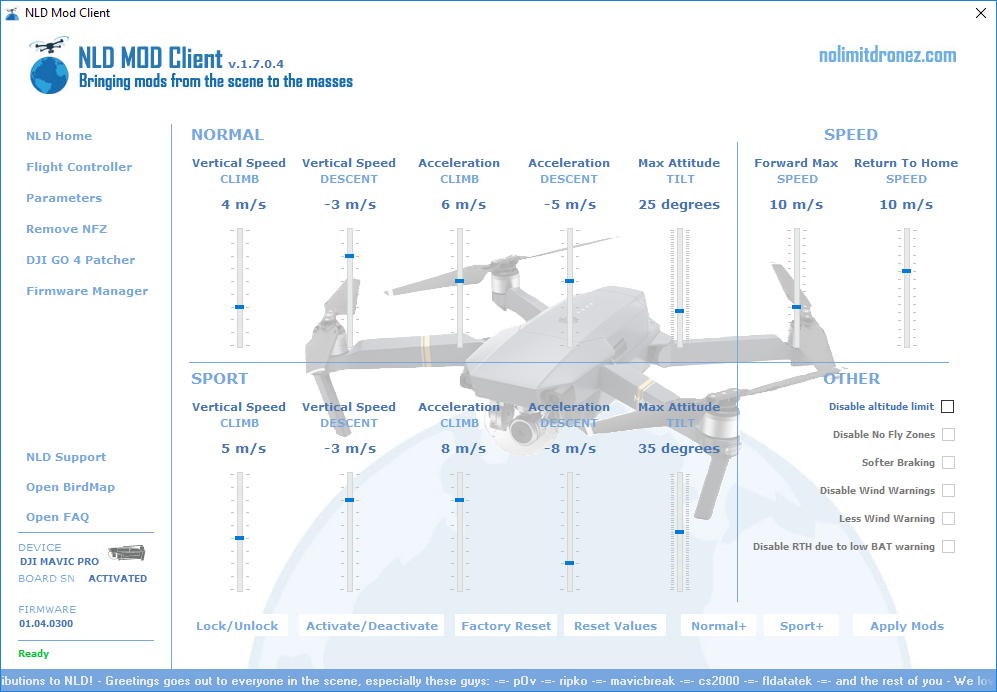 Flight Controller Settings Nolimitdronez Com